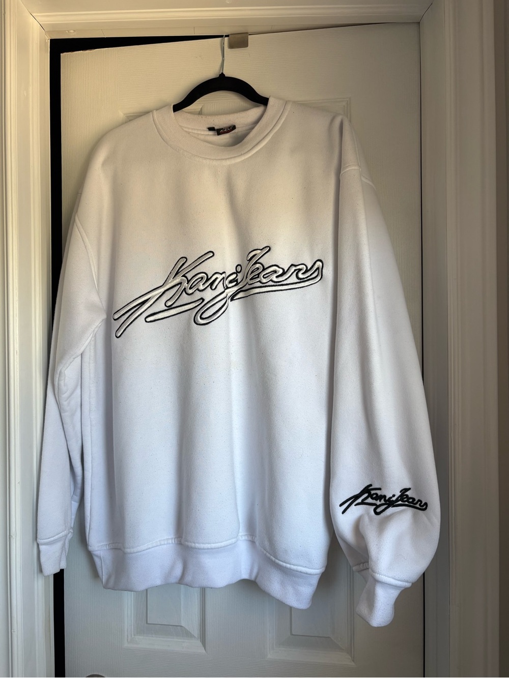 Karl Kani Jeans Crewneck Sweatshirt with Script Logo